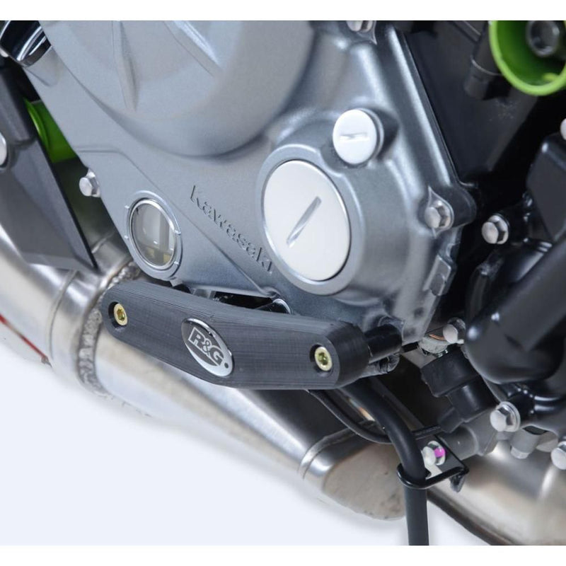 Load image into Gallery viewer, R&amp;G Racing Black Engine Case Sliders RHS ECS0113BK
