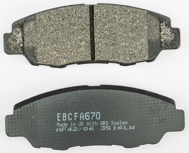 Load image into Gallery viewer, EBC 1 Pair FA Series Organic Replacement Brake Pads MPN FA670
