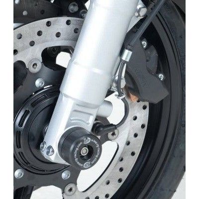 Load image into Gallery viewer, R&amp;G Racing Black Fork Protectors For 2006-2015 Yamaha FJR1300A ABS FP0142BK
