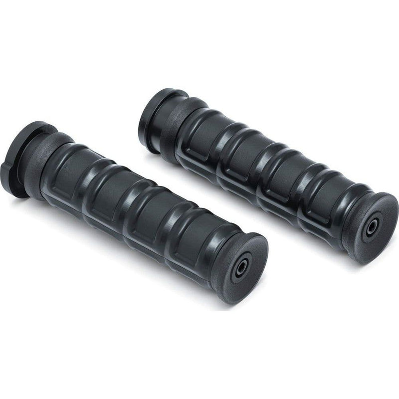 Load image into Gallery viewer, Kuryakyn Dillinger Grips for V-Twin TBW Satin Black
