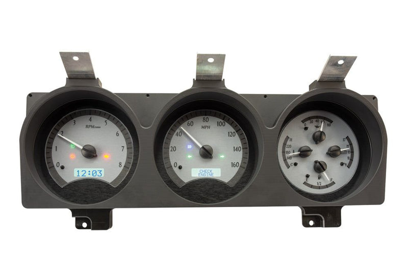Load image into Gallery viewer, Dakota Digital 1981-1993 Dodge Full-size Truck/Ramchargers VHX Silver White Display Gauge Kit VHX-81D-PU-S-W
