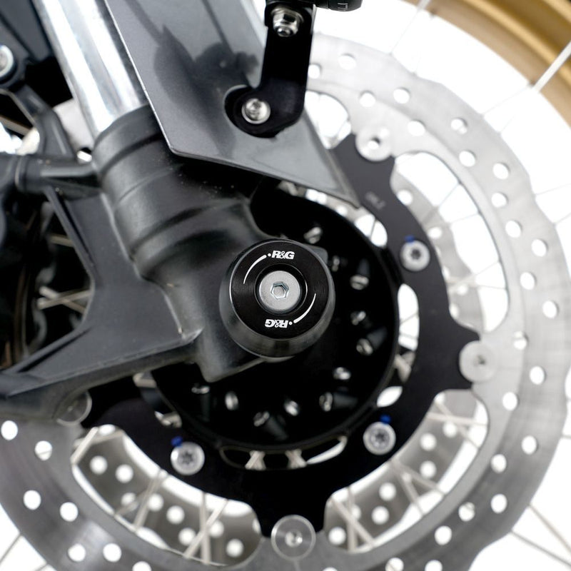 Load image into Gallery viewer, R&amp;G Racing Black Fork Protectors For 2024-2025 Kove 800X PRO FP0298BK
