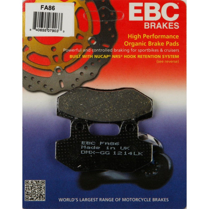 Load image into Gallery viewer, EBC 1 Pair HH Sintered Superbike Brake Pads MPN FA86
