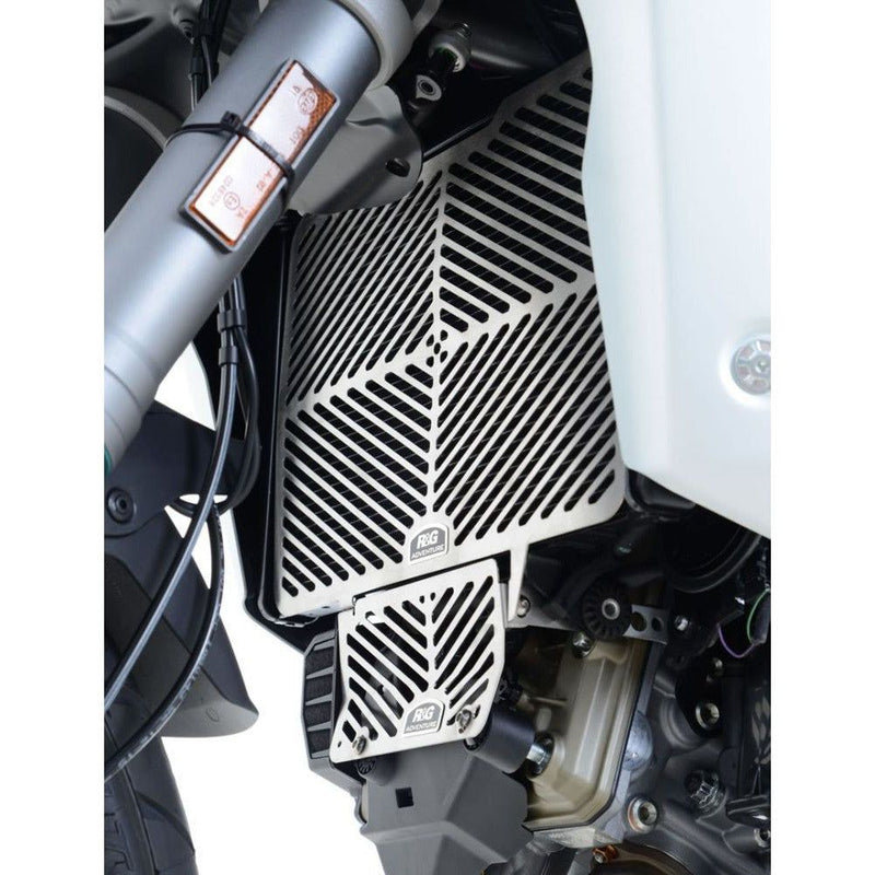 Load image into Gallery viewer, R&amp;G Racing Stainless Steel Radiator Guard For 2015-2017 Ducati Multistrada 1200

