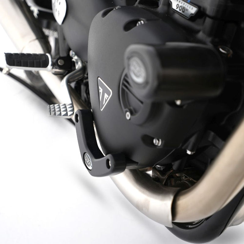 Load image into Gallery viewer, R&amp;G Racing Black Engine Case Sliders LHS For 2016-2024 Triumph Bonneville T120
