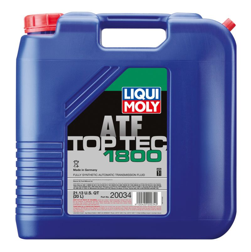 Load image into Gallery viewer, Liqui Moly 20L Top Tec 1800 ATF Automatic Transmission Fluid 20034
