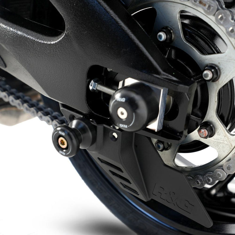 Load image into Gallery viewer, R&amp;G Racing Black Chain &amp; Sprocket Guard For 2024-2025 Kawasaki Eliminator 500
