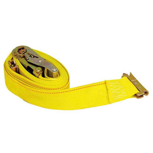 Buyers Ratchet Tie-Down Strap with E-Track Fittings, 2" x 16'