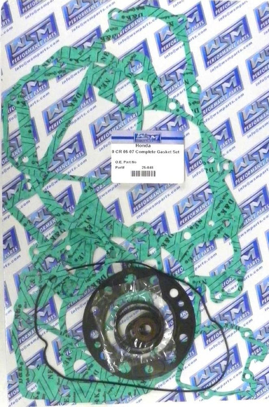 WSM Complete Gasket Kit For Honda 250 CR 05-07 25-648