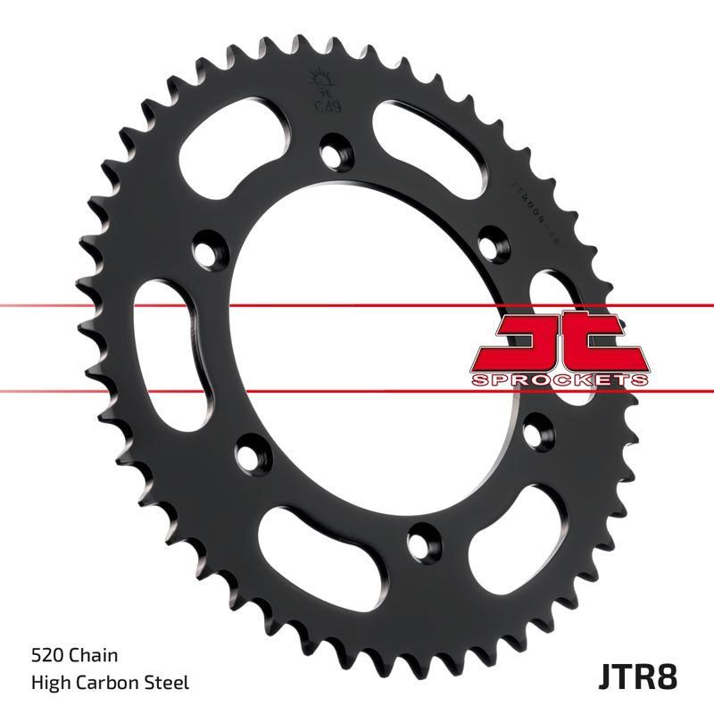 Load image into Gallery viewer, JT Sprockets Rear Steel Sprocket 51 Tooth 51T 520 Chain JTR8.51
