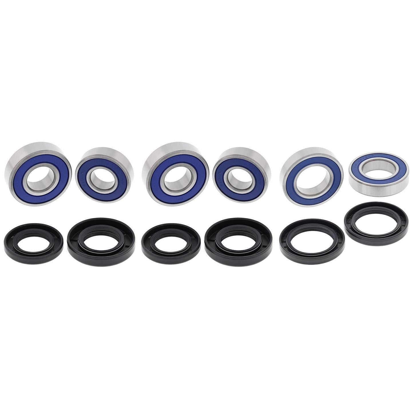 Complete Bearing Kit for Front and Rear Wheels fit Suzuki LT-A50 02-05