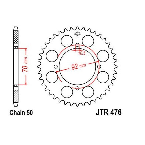 Front & Rear Sprocket Kit for Street KAWASAKI KZ400H Ltd 1979