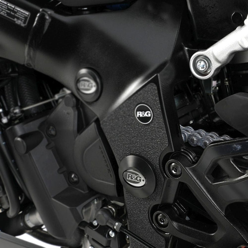 Load image into Gallery viewer, R&amp;G Racing Black Frame Plug LHS Lower For 2006-2010 Suzuki GSXR600
