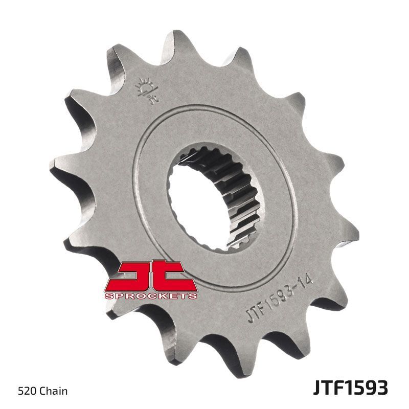 Load image into Gallery viewer, JT Sprockets Front Steel Countershaft Sprocket 14 Tooth 14T 520 Chain
