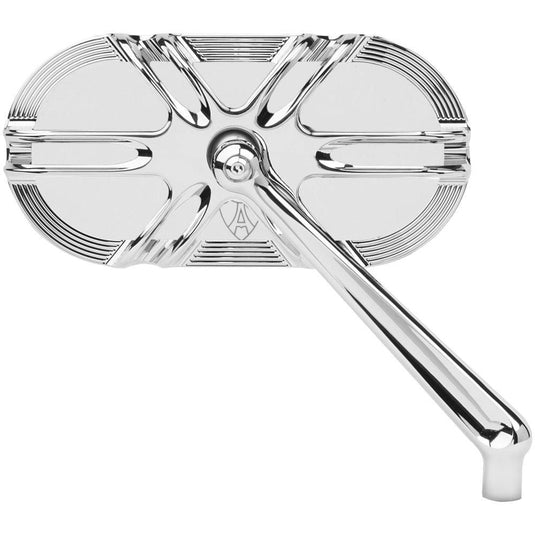 Arlen Ness Deep Cut Left Chrome Mirror 13-165