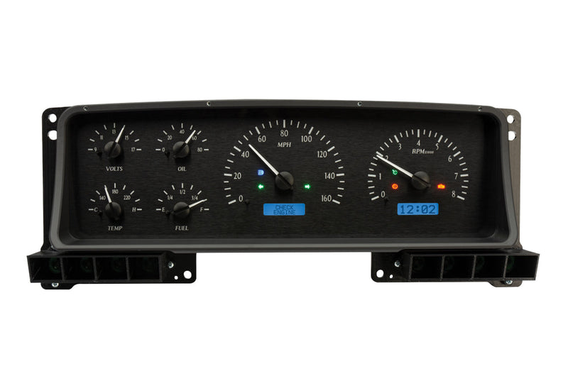 Load image into Gallery viewer, Dakota Digital 1987-1991 Ford Pickup/Bronco VHX Black Blue Display Gauge Kit VHX-87F-PU-K-B

