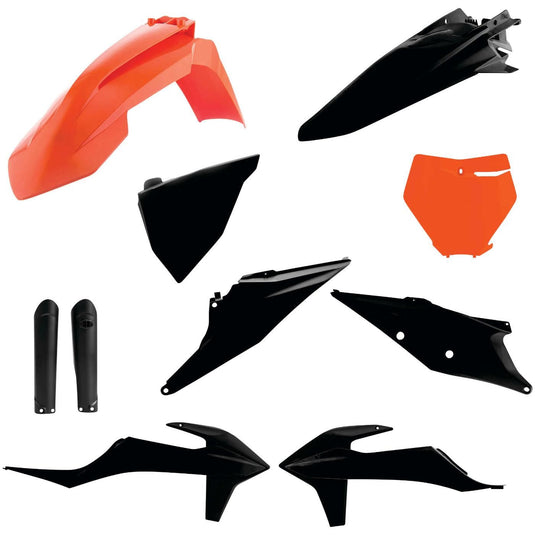 Acerbis Back in Black Full Plastic Kit for KTM - 2726495225