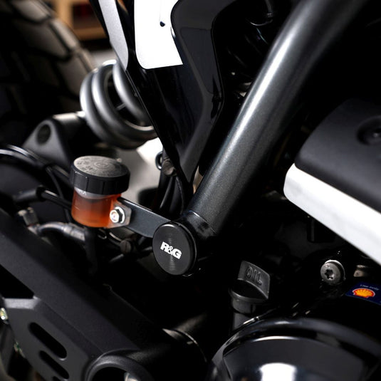 R&G Racing Black Frame Plug Fits Both Sides For 2017-2018 Ducati Monster 797