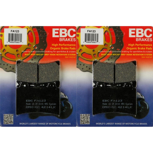 EBC Brake Pad Front Kit FA123 for Yamaha Royal Star Boulevard 1300 1999-2001