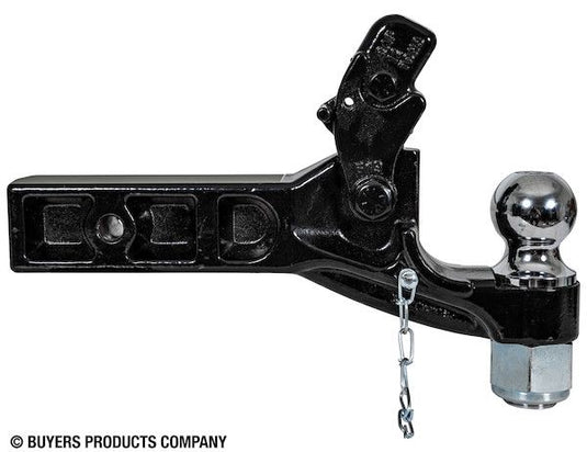 Buyers 12 Ton Combination Hitch - 2-1/2 Inch Receiver, 2-5/16 Inch Ball
