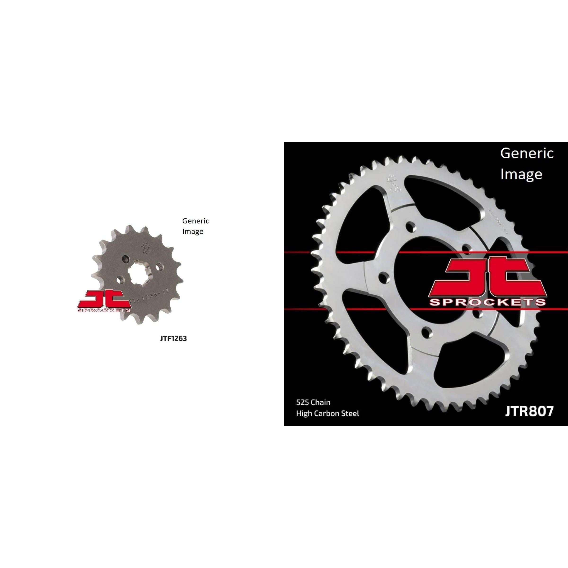 Front & Rear Sprocket Kit for Street KAWASAKI G3SS90 1969-1974