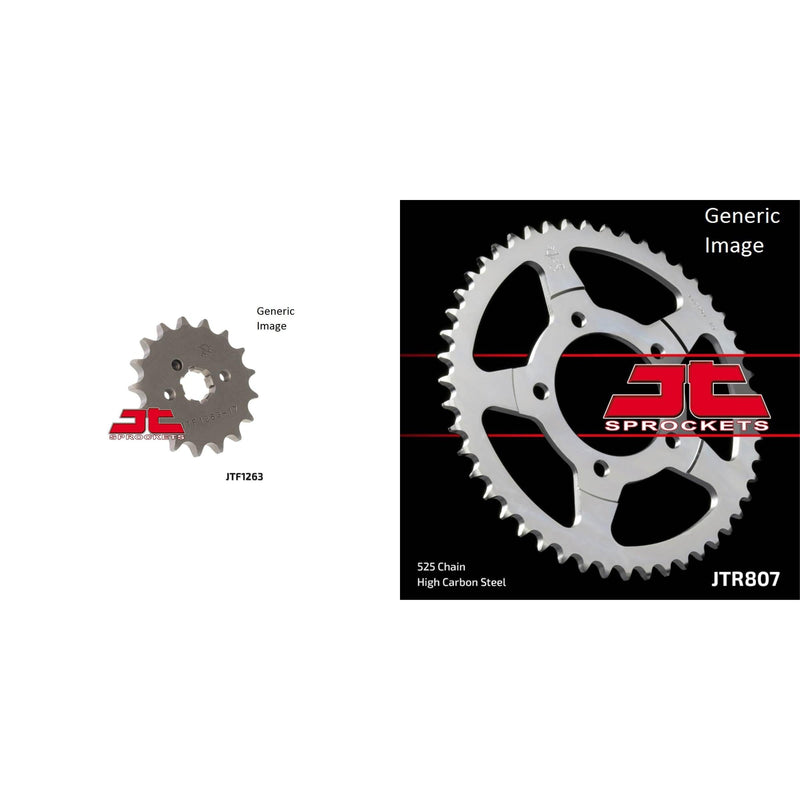 Load image into Gallery viewer, Front &amp; Rear Sprocket Kit for Street KAWASAKI G3SS90 1969-1974
