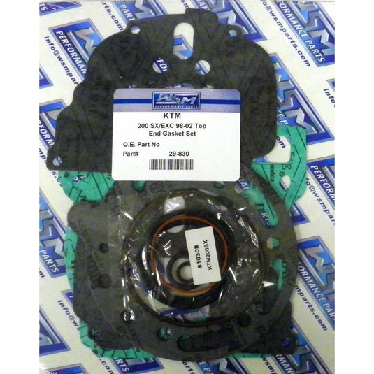 WSM Top End Gasket Kit For KTM 200 EXC / SX 98-02 29-830