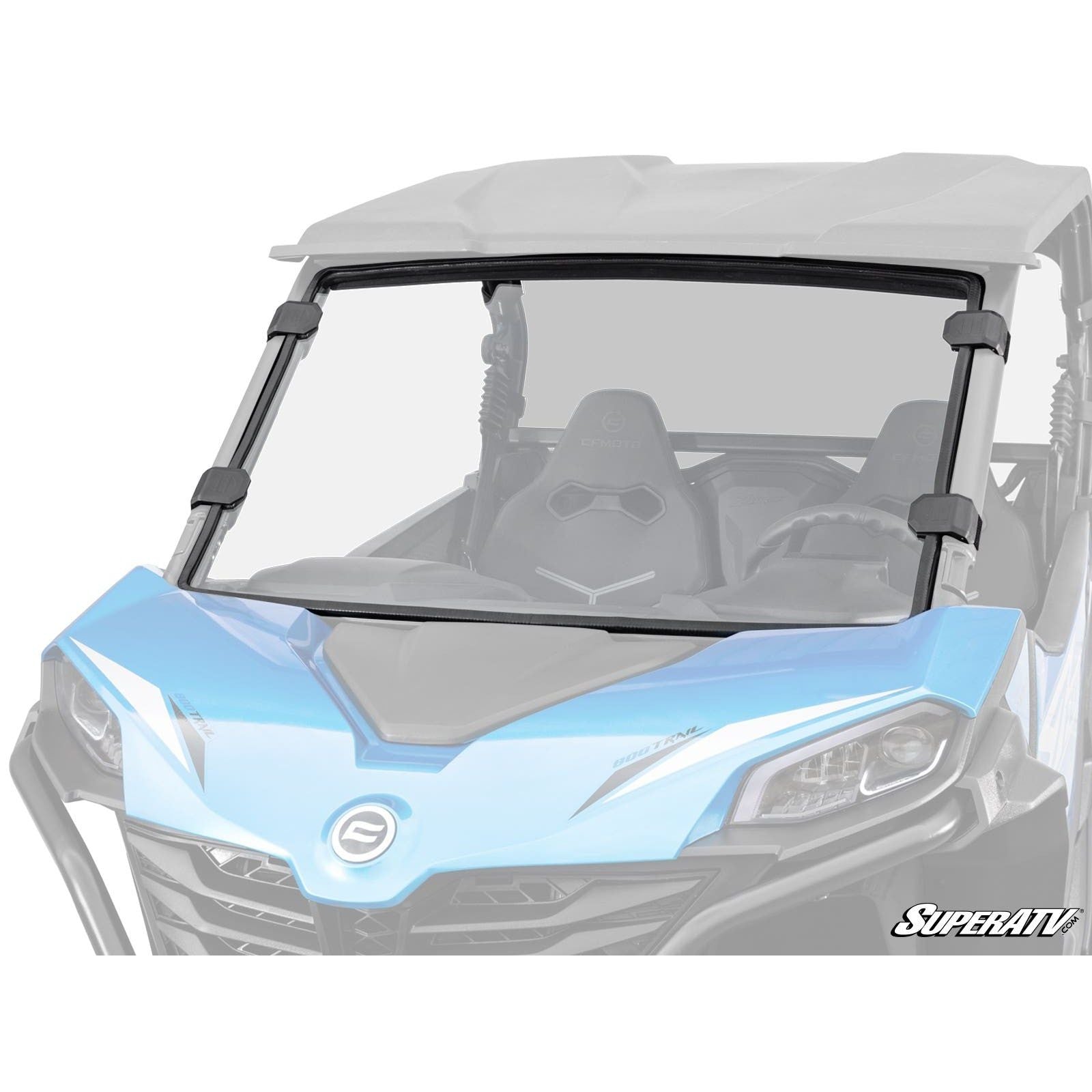 SuperATV CFMOTO ZForce 800 Trail Scratch Resistant Full Windshield WS-CF-ZF800T-70