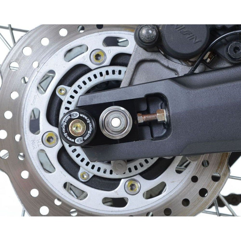 Load image into Gallery viewer, R&amp;G Racing Black Cotton Reels Offset For 2014-2019 Honda CB650F
