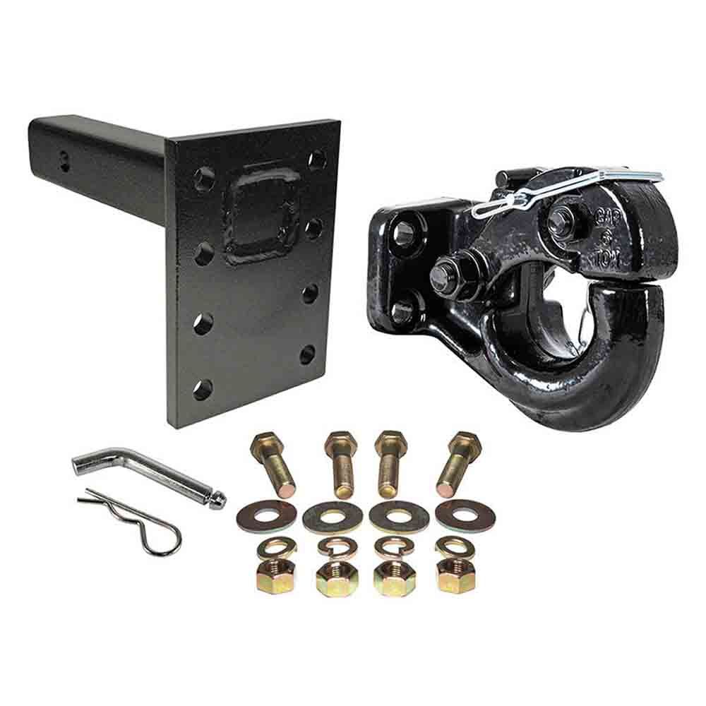 6 Ton Pintle Hook, Mounting Plate and Hardware fits 2 Inch Receivers (PH-6-10KIT)
