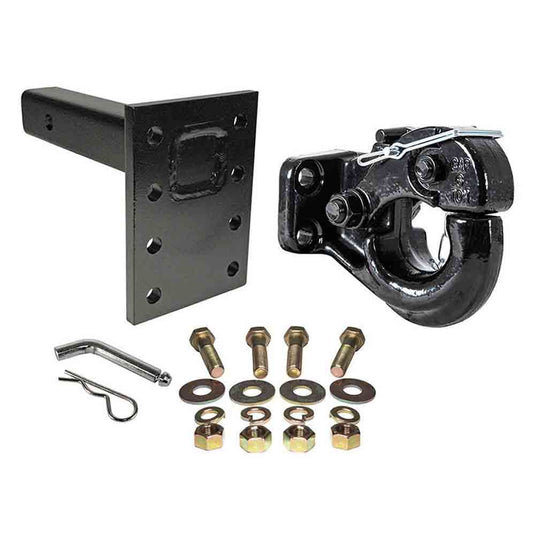 6 Ton Pintle Hook, Mounting Plate and Hardware fits 2 Inch Receivers (PH-6-10KIT)