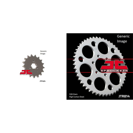 Front & Rear Sprocket Kit for Street SUZUKI GT550 1971-1977