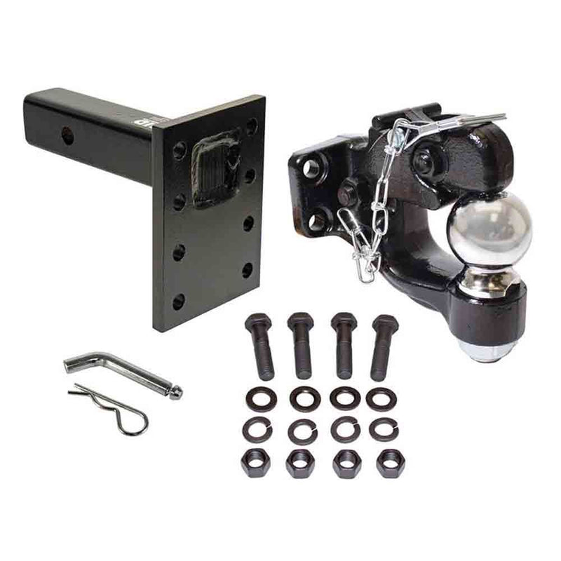 Load image into Gallery viewer, Combination Pintle Hitch With Mounting Kit And 2-5/16 Inch Ball, Mounting Plate and Hardware - 15,000 lbs. Towing Capacity
