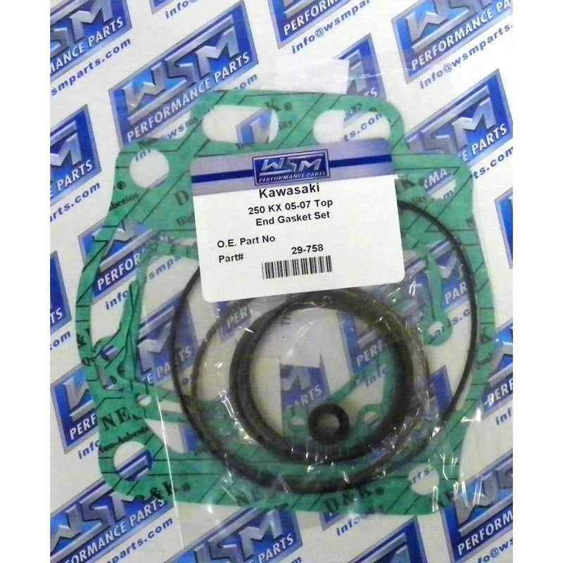 Load image into Gallery viewer, WSM Top End Gasket Kit For Kawasaki 250 KX 05-08 29-758
