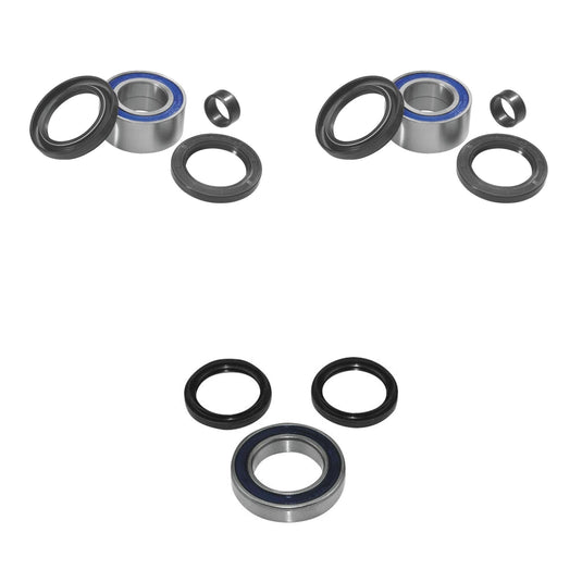 QUADBOSS Front and Rear Wheel Bearing Kits for Honda TRX300 EX 1993-2008