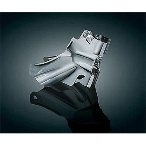KURYAKYN DELUXE CHROME NECK COVERS FOR 2007-2017 HARLEY FLSTC FLSTF FLSTFB FLSTN
