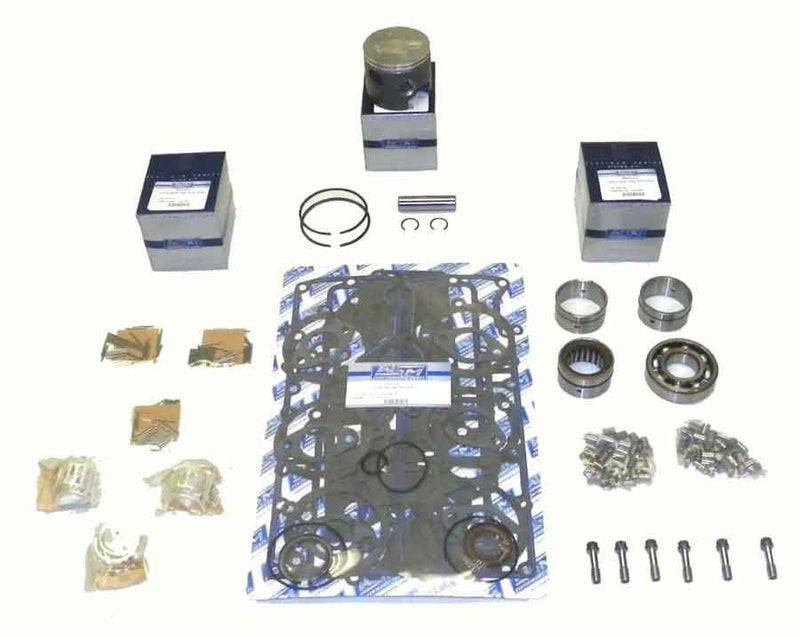 Load image into Gallery viewer, WSM Powerhead Rebuild Kit For Mercury / Mariner 70 - 90 Hp 3 Cylinder Looper 87-93 .015 Over
