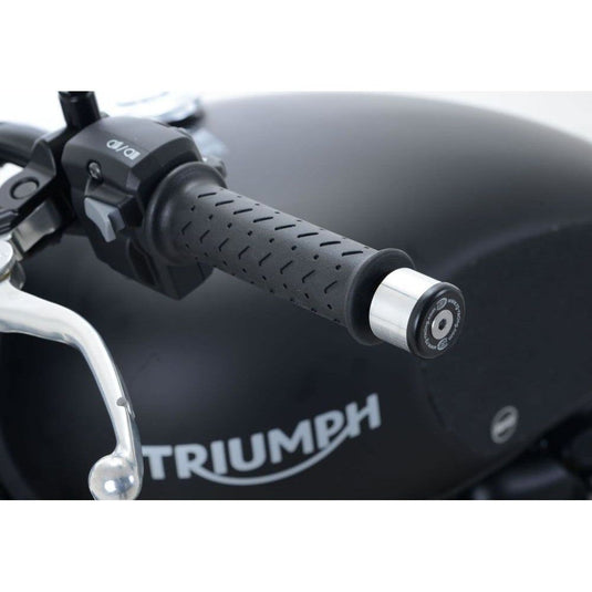 R&G Racing Black Bar End Sliders For 2019-2021 Triumph Speed Twin 1200