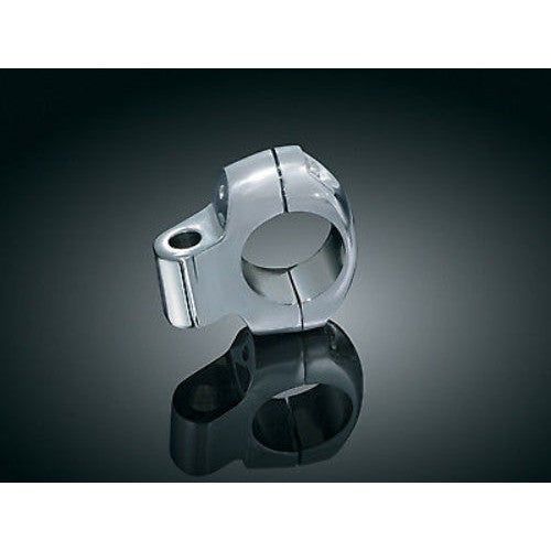 KURYAKYN CHROME 1-1/4 INCH UNIVERSAL ACCESSORY HANDLEBAR MOUNT CLAMP HARLEY 1468