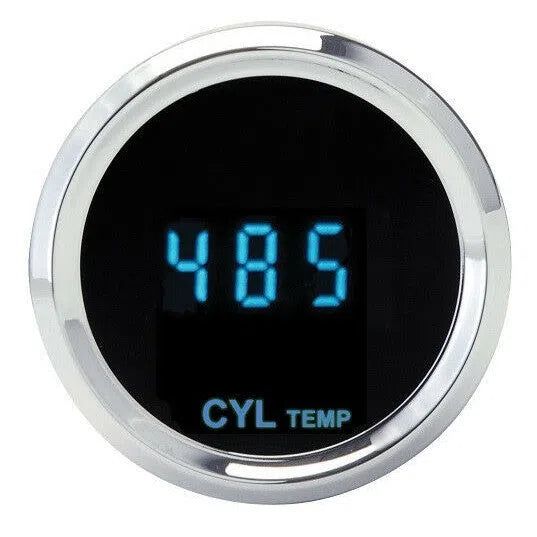 Load image into Gallery viewer, Dakota Digital Round Cylinder Head Temperature Gauge Blue Display SLX-11-1 New
