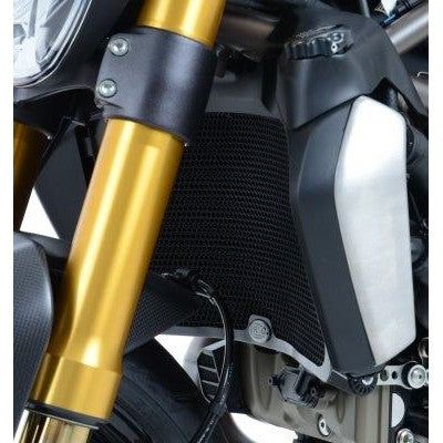 Load image into Gallery viewer, R&amp;G Racing Black Aluminum Radiator Guard For 2019-2020 Ducati Diavel 1260 S
