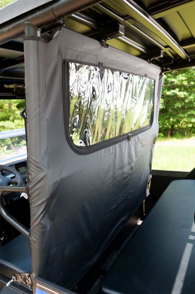 Load image into Gallery viewer, Seizmik Soft Rear Windshield &amp; Dust Panel For Kawasaki Mule Pro FX/FXT 50-04028
