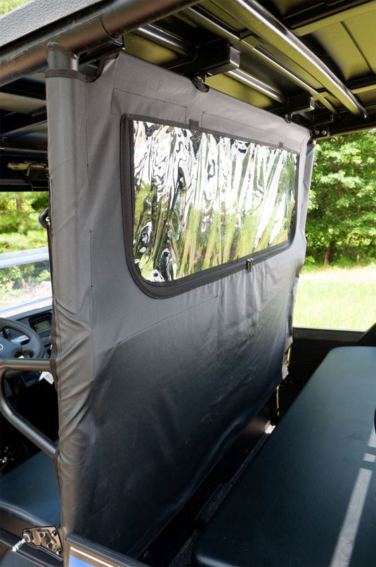 Seizmik Soft Rear Windshield & Dust Panel For Kawasaki Mule Pro FX/FXT 50-04028
