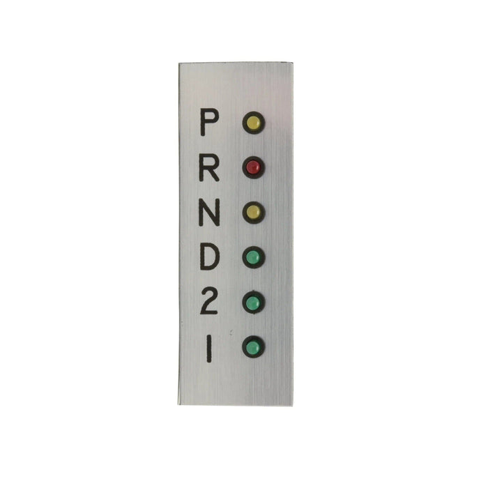 Dakota Digital Vertical LED Gear Position Indicator Plate W/O Overdrive DGS-12-V