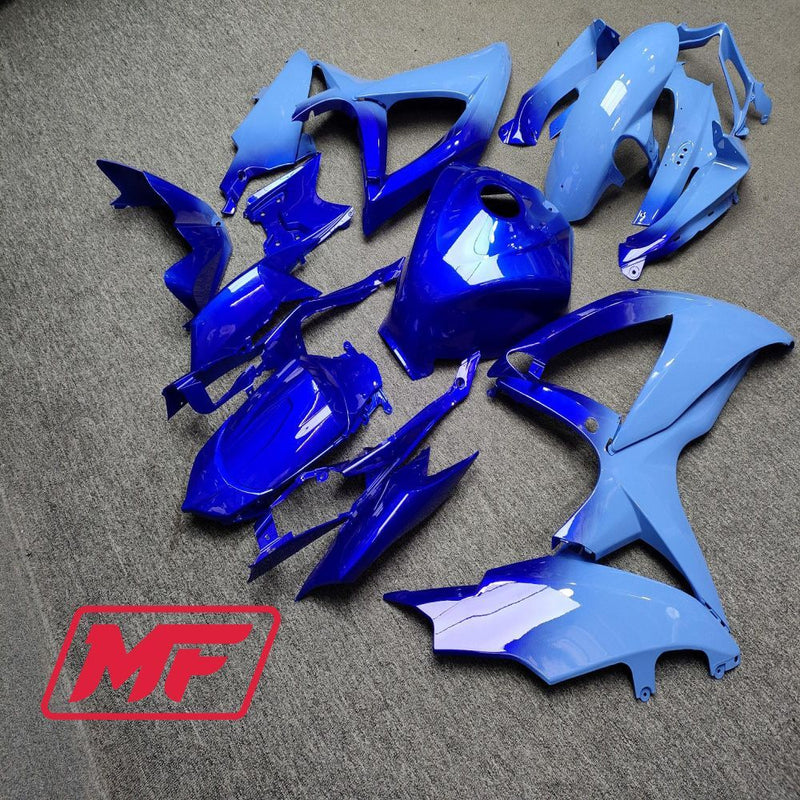 Load image into Gallery viewer, Monster Fairings Full Kit Suzuki GSXR600-750 08-10 Gloss Blue Gradient + Windshield + Gas Tank Cover
