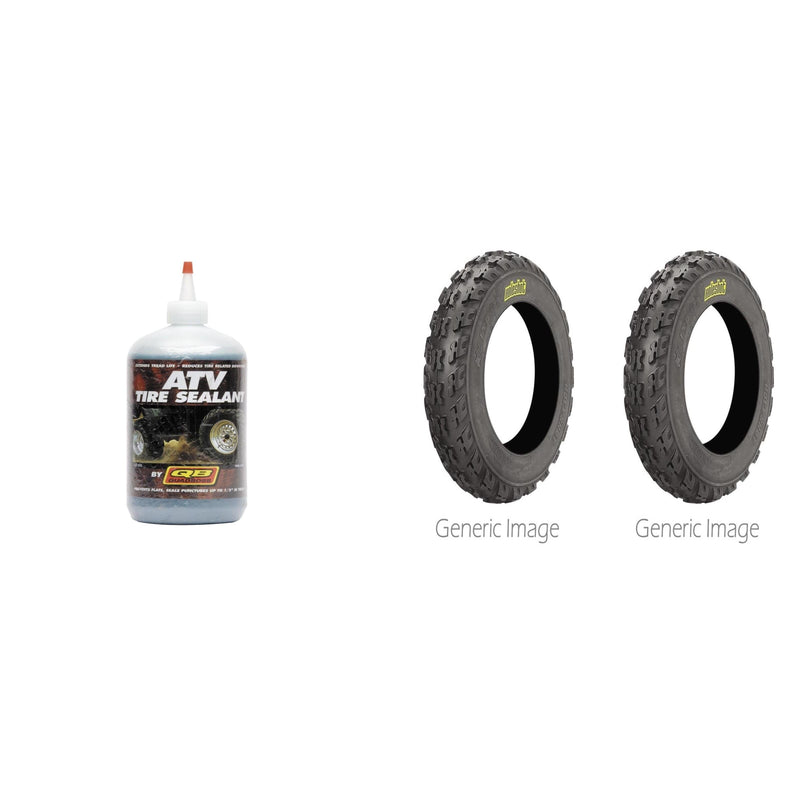 Load image into Gallery viewer, Set of 2 ITP Holeshot H-D Front Tires 22x7-10 6-ply with QUADBOSS Sealant
