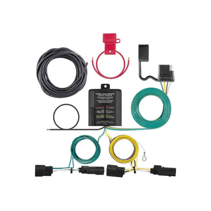 Load image into Gallery viewer, Curt T-Connector Custom Wiring Harness, 4-Way Flat fits 2017-2020 Chrysler Pacifica with LED Taillights (Replaced RE-67322)
