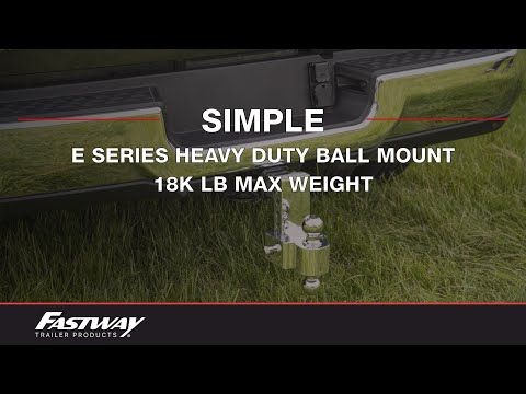 6 Inch E-Series HD Flash Ball Mount