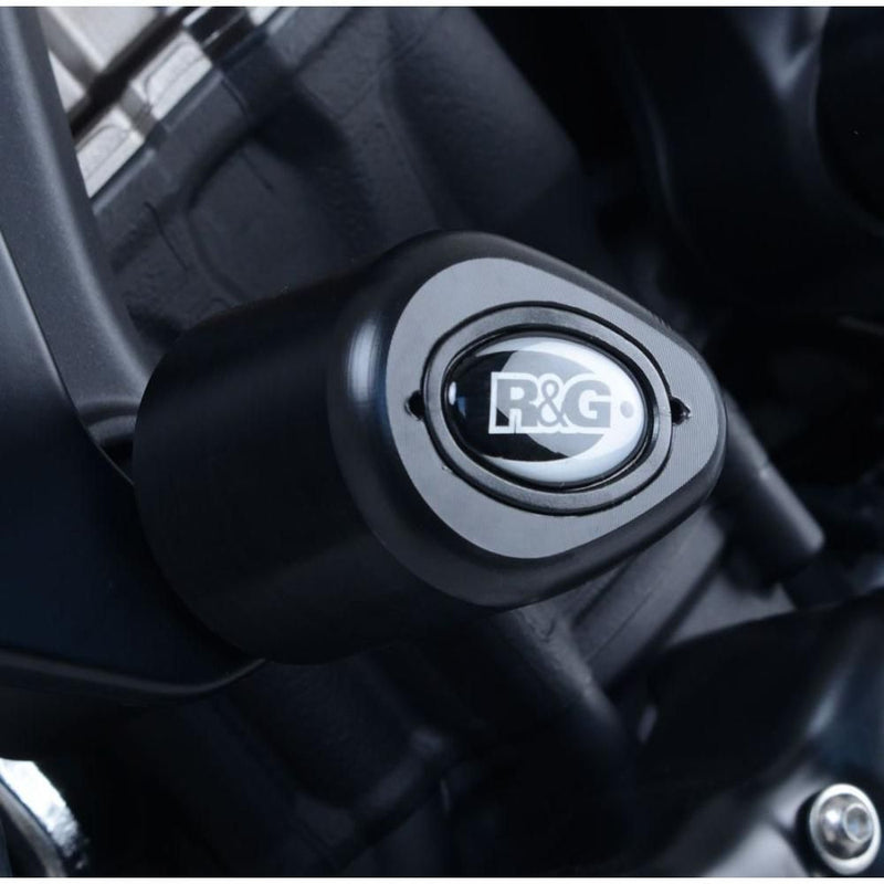 Load image into Gallery viewer, R&amp;G Racing Black Aero Style Crash Protection Bobbins CP0439BL
