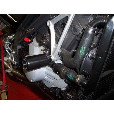 Load image into Gallery viewer, R&amp;G Racing Black Classic Style Crash Protectors For 2005 MZ 1000S Unfaired
